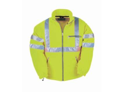 REIMS HI-VIS bunda fleece - Žlutá
