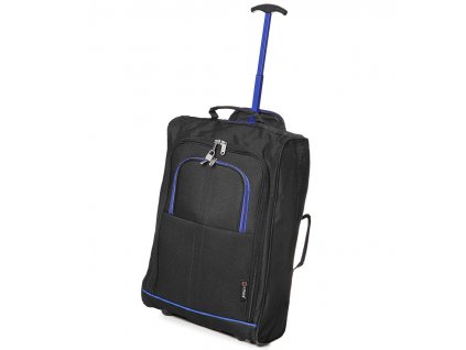 Kabinové zavazadlo CITIES T-830/1-55 - černá/modrá
