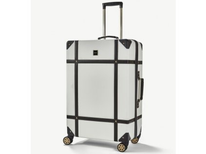 Cestovní kufr ROCK TR-0193/3-L ABS - krémová