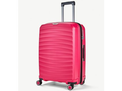 Cestovní kufr ROCK TR-0212/3-M PP - růžová