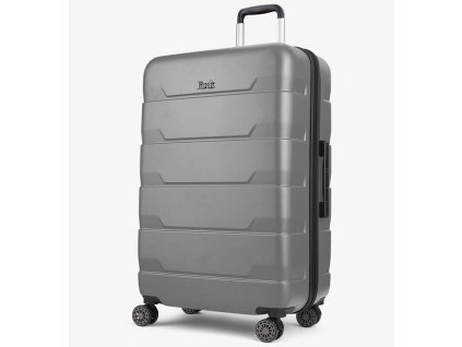Cestovní kufr ROCK TR-0232/3-L ABS - šedá