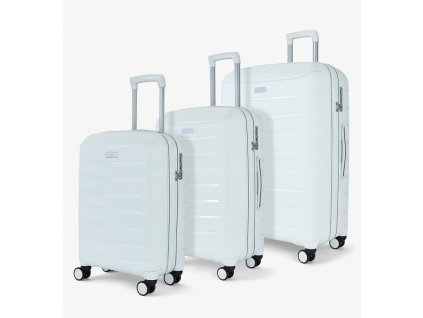 Sada cestovních kufrů ROCK TR-0241/3 PP - bílá