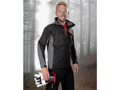 Softshellová bunda ARDON®DALE černo-šedá – DOPRODEJ