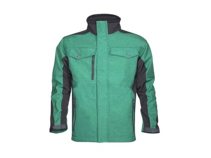 ARDON®PRE100 bunda softshellová - Zelená/Černá – DOPRODEJ