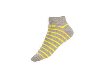 Designové ponožky nízké - Tmavě šedé melé