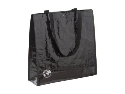 Recycle, nákupní taška z recyklovaného materiálu | černá