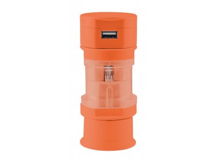 Tribox, cestovní adaptér | oranžová