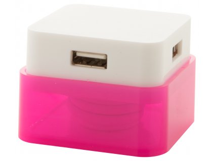Dix, USB rozbočovač | růžová