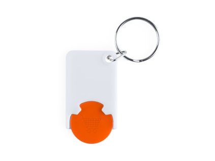 Zabax, přívěšek na klíče se žetonem | oranžová