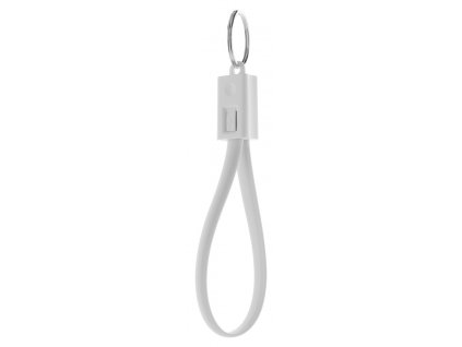 Pirten, USB kabel v přívěsku na klíče | bílá