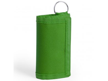 Motok, peněženka s přívěškem na klíče | zelená