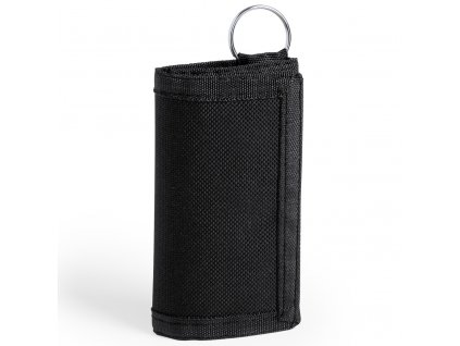 Motok, peněženka s přívěškem na klíče | černá