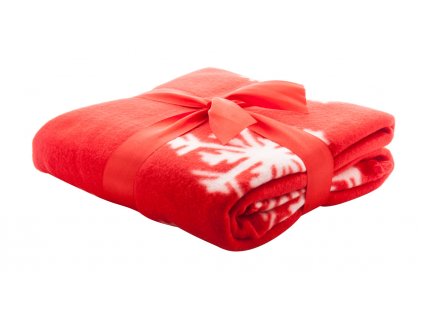 Uppsala, fleecová deka | červená