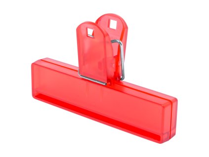 Flint, klip na uzavření obalu | červená
