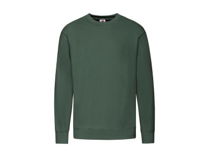 Lightweight Set-In Sweat, mikina | tmavě zelená