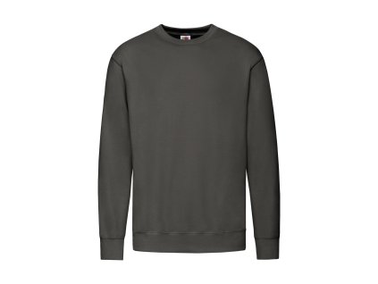 Lightweight Set-In Sweat, mikina | tmavě šedá