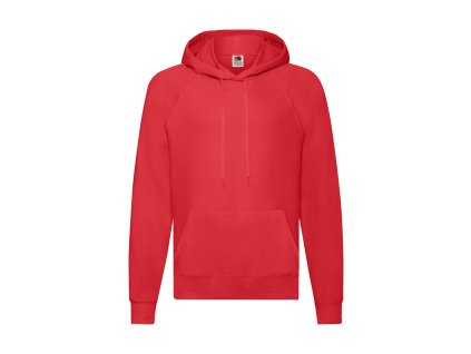 Lightweight Hooded Sweat, mikina s kapucí | červená