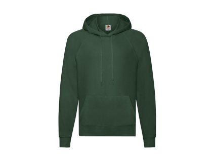 Lightweight Hooded Sweat, mikina s kapucí | tmavě zelená