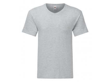 Iconic V-Neck, tričko | šedá