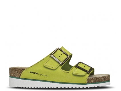 KORKY pantofel na podpatku - Zelená