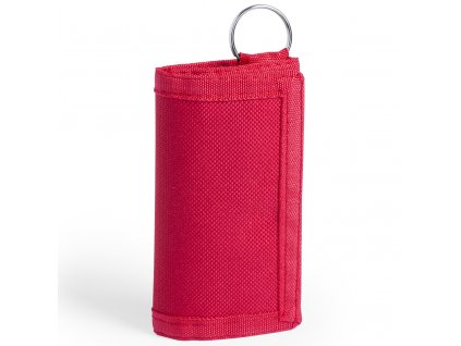 Motok, peněženka s přívěškem na klíče | červená