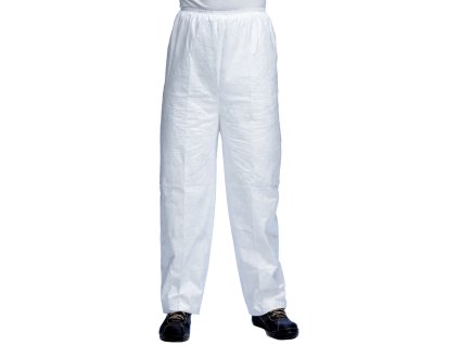 TYVEK WAIST PANTS kalhoty jednorázové - Bílá