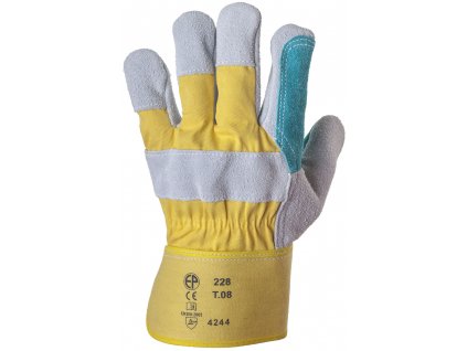 docker glove 230 rukavice kombinované -Žluté