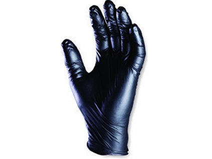 EURO-ONE 5930 rukavice jednorázové nepudrované - Černá