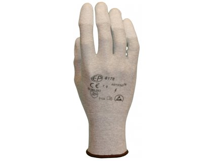 ESD rukavice máčené antistatické