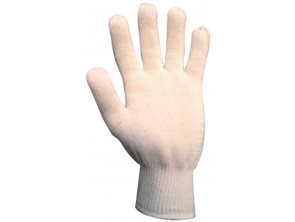 COTTON LINED rukavice textilní bezešvé
