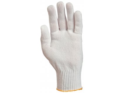 100% PA 11 rukavice textilní - Bílá