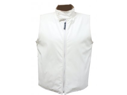 FOOD vesta zateplená pánská - Bílá