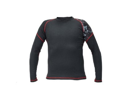 OTAIO tričko dlouhý rukáv černá