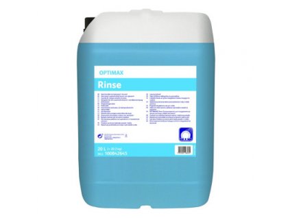 OPTIMAX Rinse oplachový prostředek pro strojní mytí nádobí a skla 20l