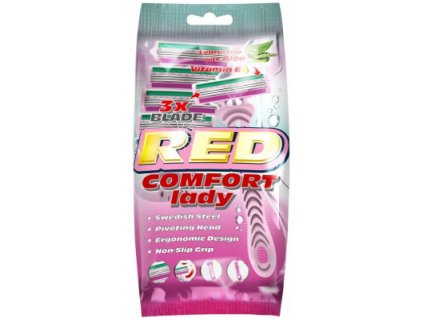 Holící strojek RED COMFORT lady 5ks