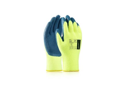 ARDONSAFETY/DAVIS rukavice máčené zimní - Žlutá/Modrá- Prodejní blistr