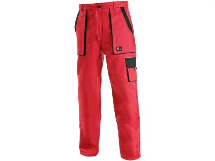Kalhoty do pasu CXS LUXY ELENA, dámské, červeno-černé