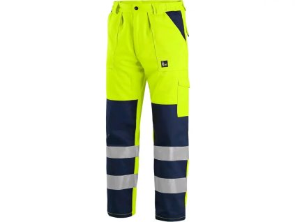 CXS NORWICH kalhoty výstražné pánské - Žlutá/Modré