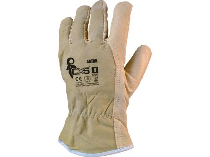 CXS ASTAR rukavice celokožené - Béžová