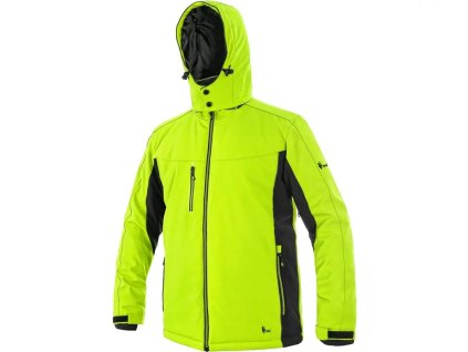 CXS VEGAS bunda zimní softshellová - Žlutá/Černá