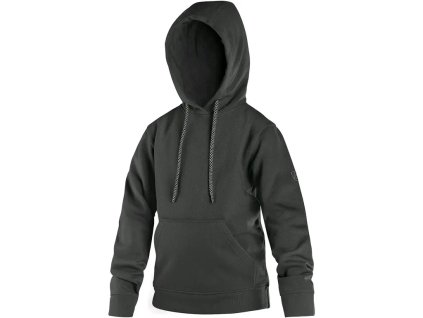 CXS ARYN mikina s kapucí dětská - Černá