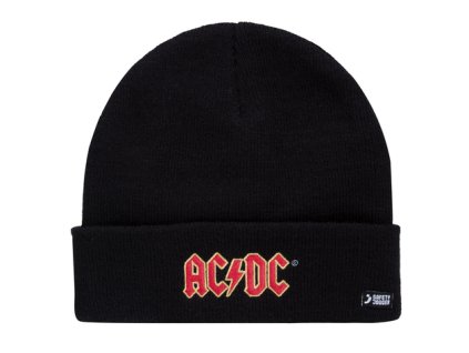 ACDC BEANIE čepice - Černá/Růžová