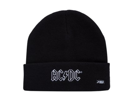 ACDC BEANIE čepice - Černá/Bílá