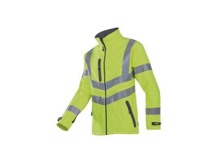 DEXTER HI-VIS bunda softshellová - Žlutá