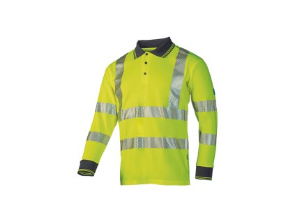CASBAS HI-VIS polokošile s dlouhým rukáv - Žlutá