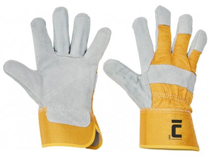 EIDER rukavice kombinované - Žlutá