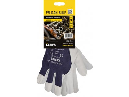 PELICAN BLUE rukavice kombinované - Prodejní blist