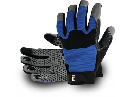 CUERVO rukavice kombinované - Modrá
