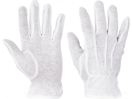 BUSTARD rukavice textilní s PVC terčíky