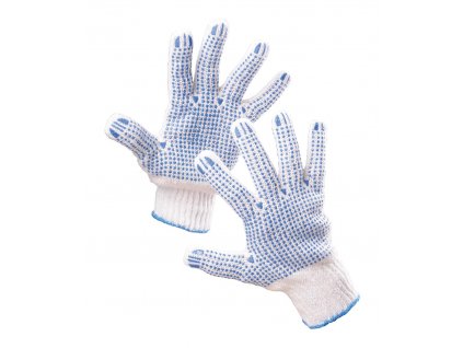 FF QUAIL LIGHT HS-04-006 rukavice povrstvené PVC tečkami